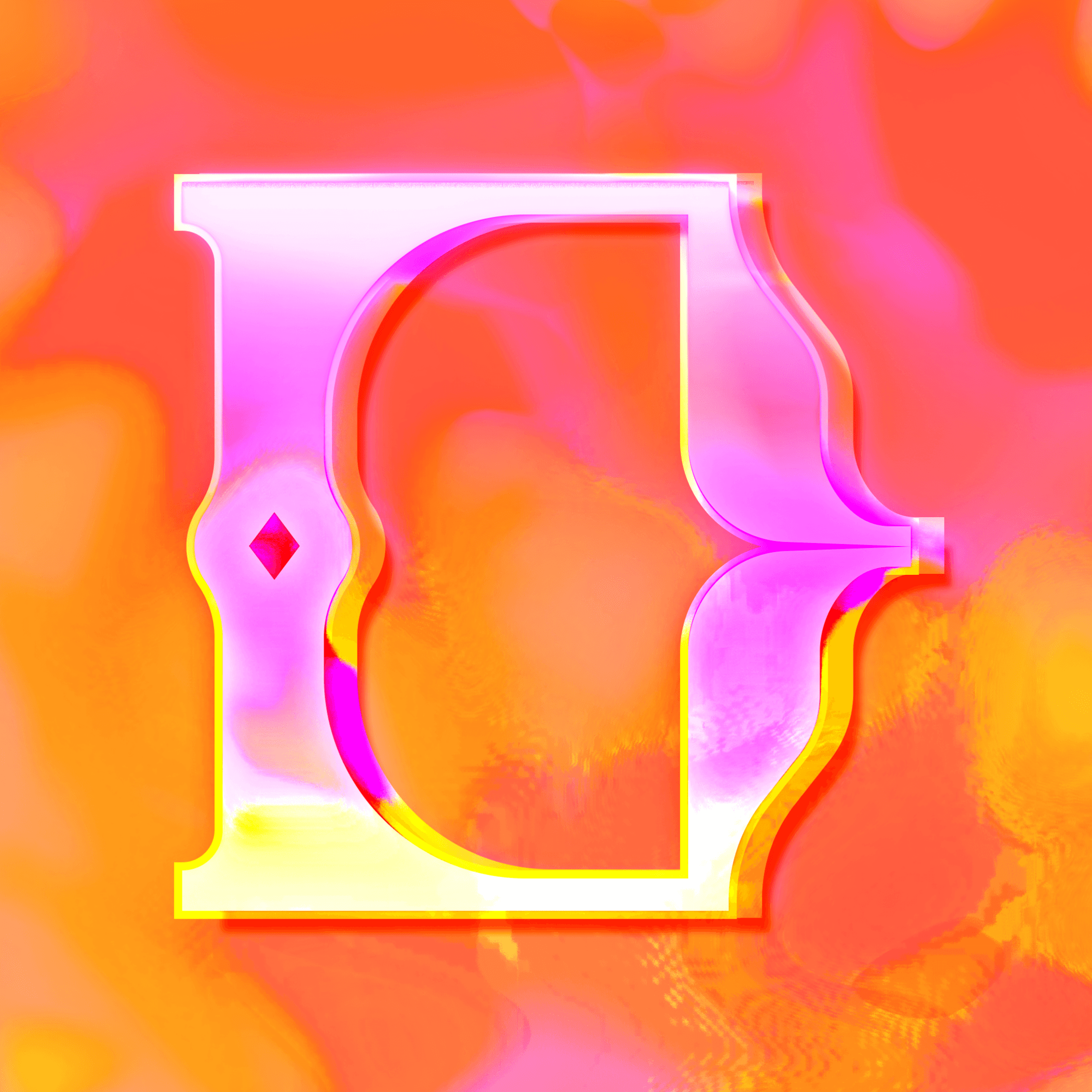 36 Days of Type letterform study 09